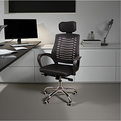 Secretarial Mesh Chair ~ Adjustable Headrest