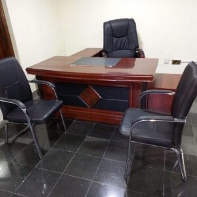 LUXURY COMBO DESK+3 CHAIRS(D 02)