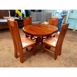 LUXURY 4 SEATER BROWN DINNING SET