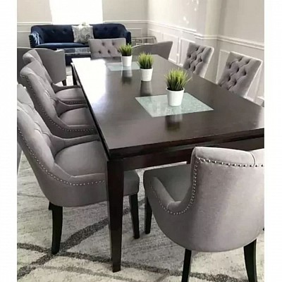 LUXURY 8SEATER GREY DINNING SET