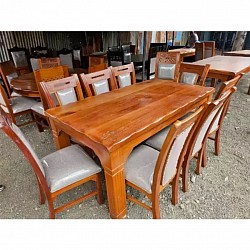 LUXURY 8SEATER MAHOGANY DINNING SET