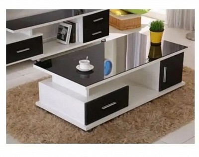 LUXURY COFFEE TABLE BLACK AND WHITE(LCT03)